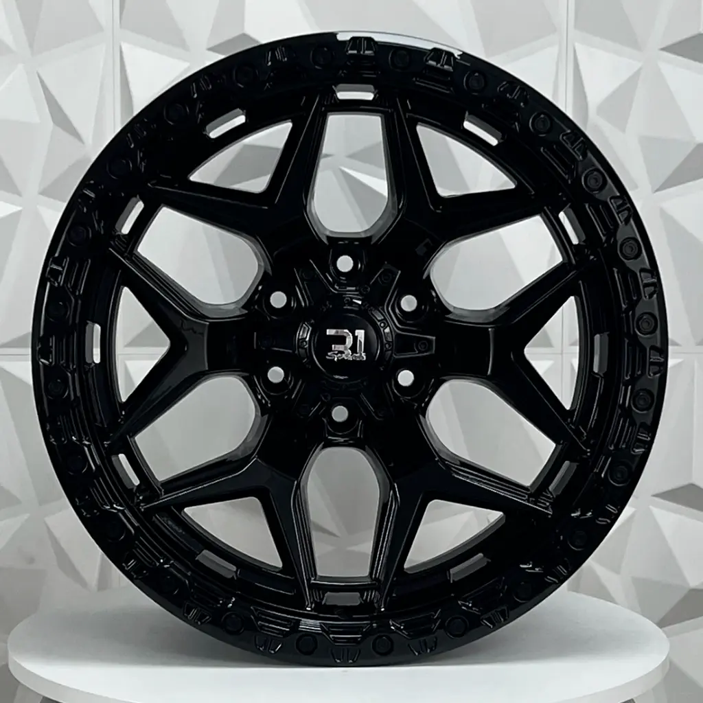 RIN 22X12 8-170 R1 SPORT 1891B FULL GLOSS BLACK+RIVETS ET-44 CB125.1