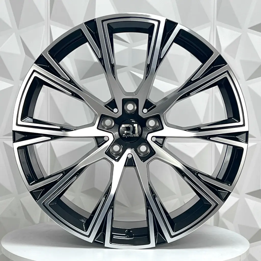 RIN 20X9.5 5-112 R1 SPORT H3122F MACHINE BLACK ET40 CB66.5