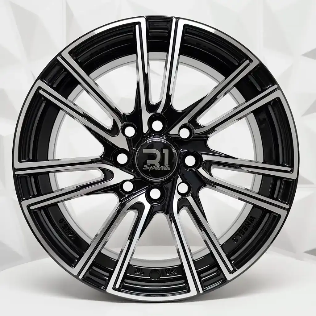 RIN 14X6 4-100/114.3 R1 SPORT RGW452 BLACK MACHINE FACE ET35 CB73.1 