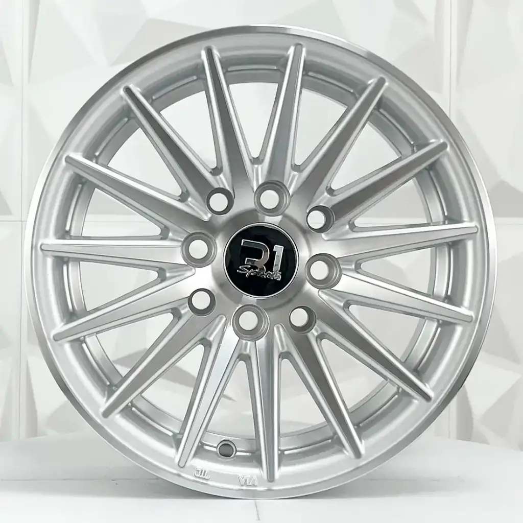 RIN 14X6 4-100/114.3 R1 SPORT 3041 SILVER MACHINE FACE ET25 CB73.1 