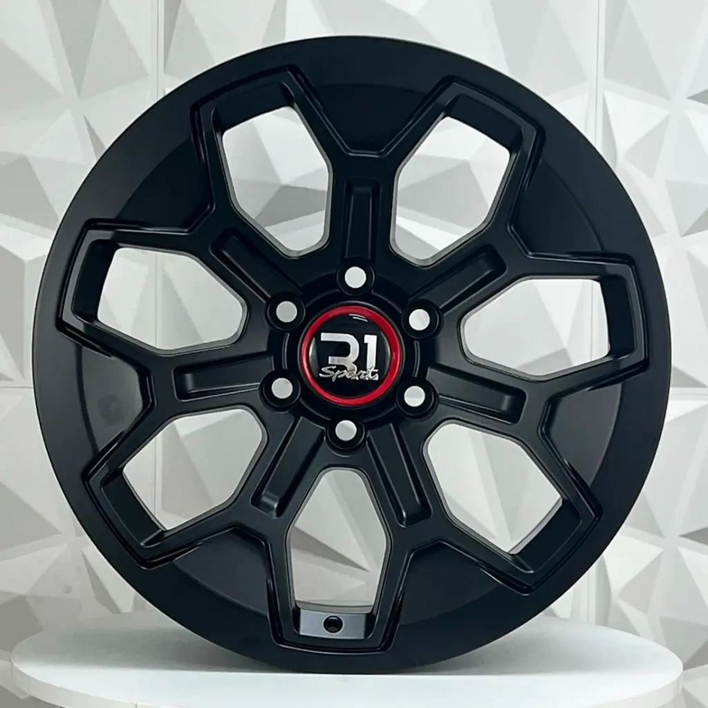 RIN 20X9 6-139.7 R1 SPORT QC1858 MATT BLACK ET15 CB106.1