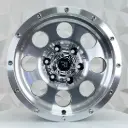 RIN 16X8 6-114.3 R1 SPORT QC812 BLACK MACHINE FACE MACHINE LIP ET-10 CB83