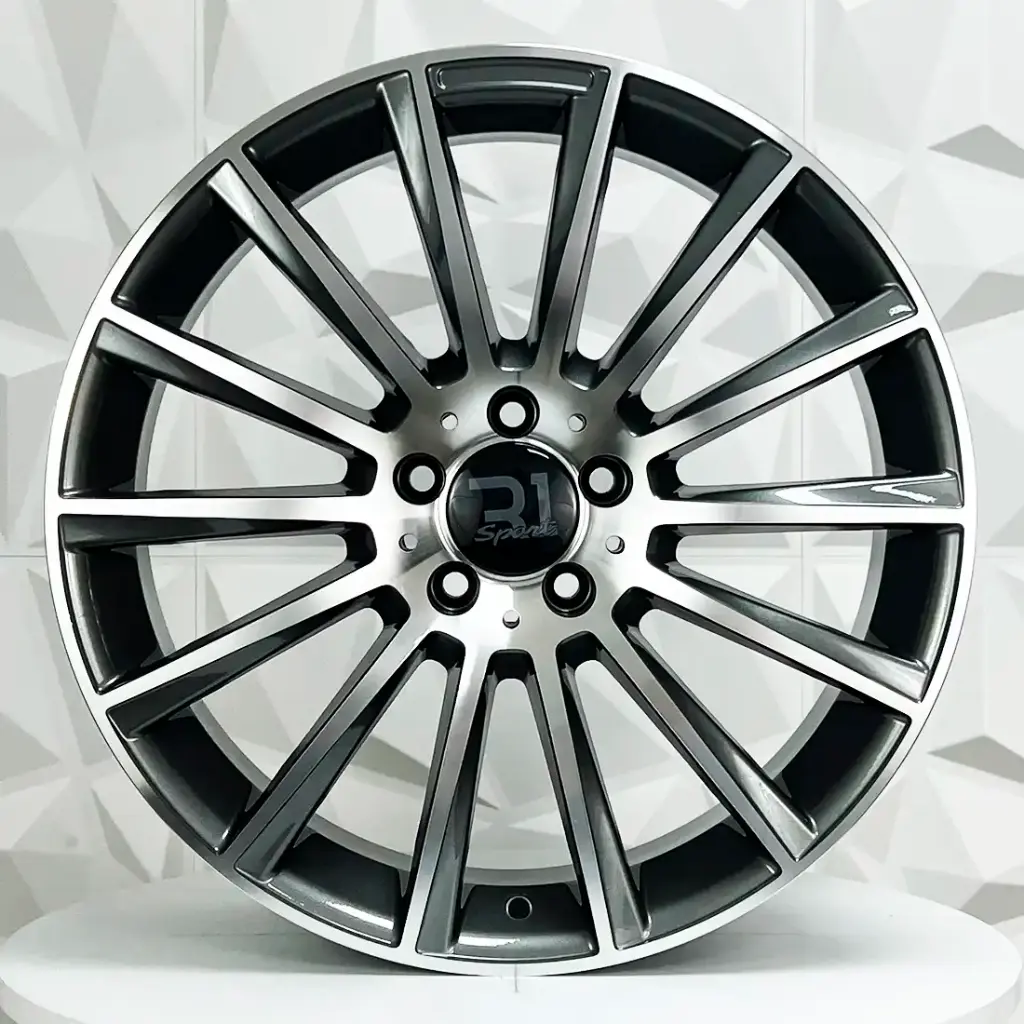 RIN 20X8.5 5-112 R1 SPORT 866 GUNMETAL MACHINE FACE ET40 CB66.6